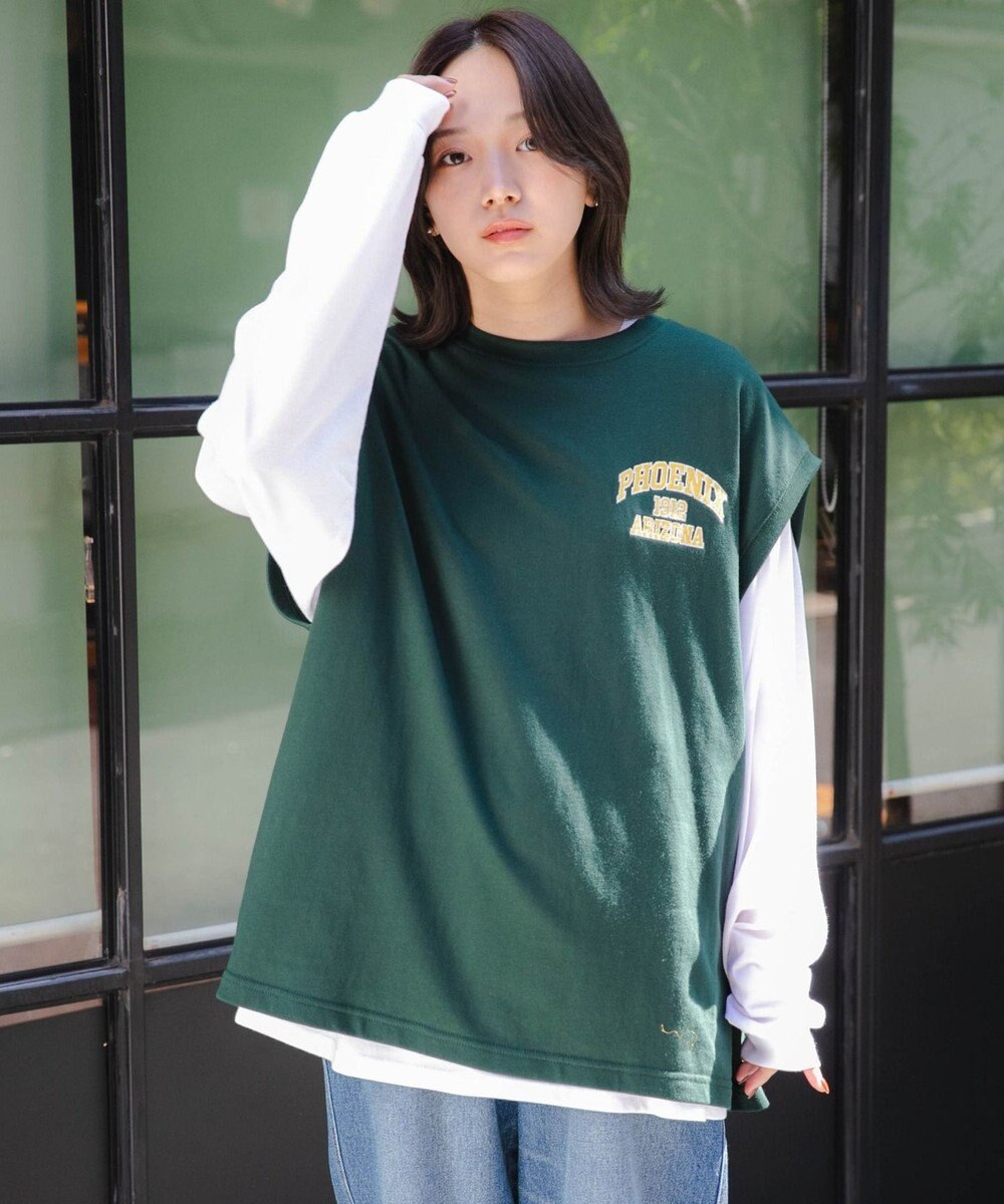 WEGO アンサンブルスウェットベストロンT 