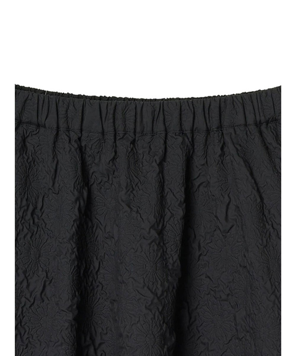 Green Parks ・ｆｕｒｒｙ　ｒａｔｅエンボスサイドタックフレアスカート 