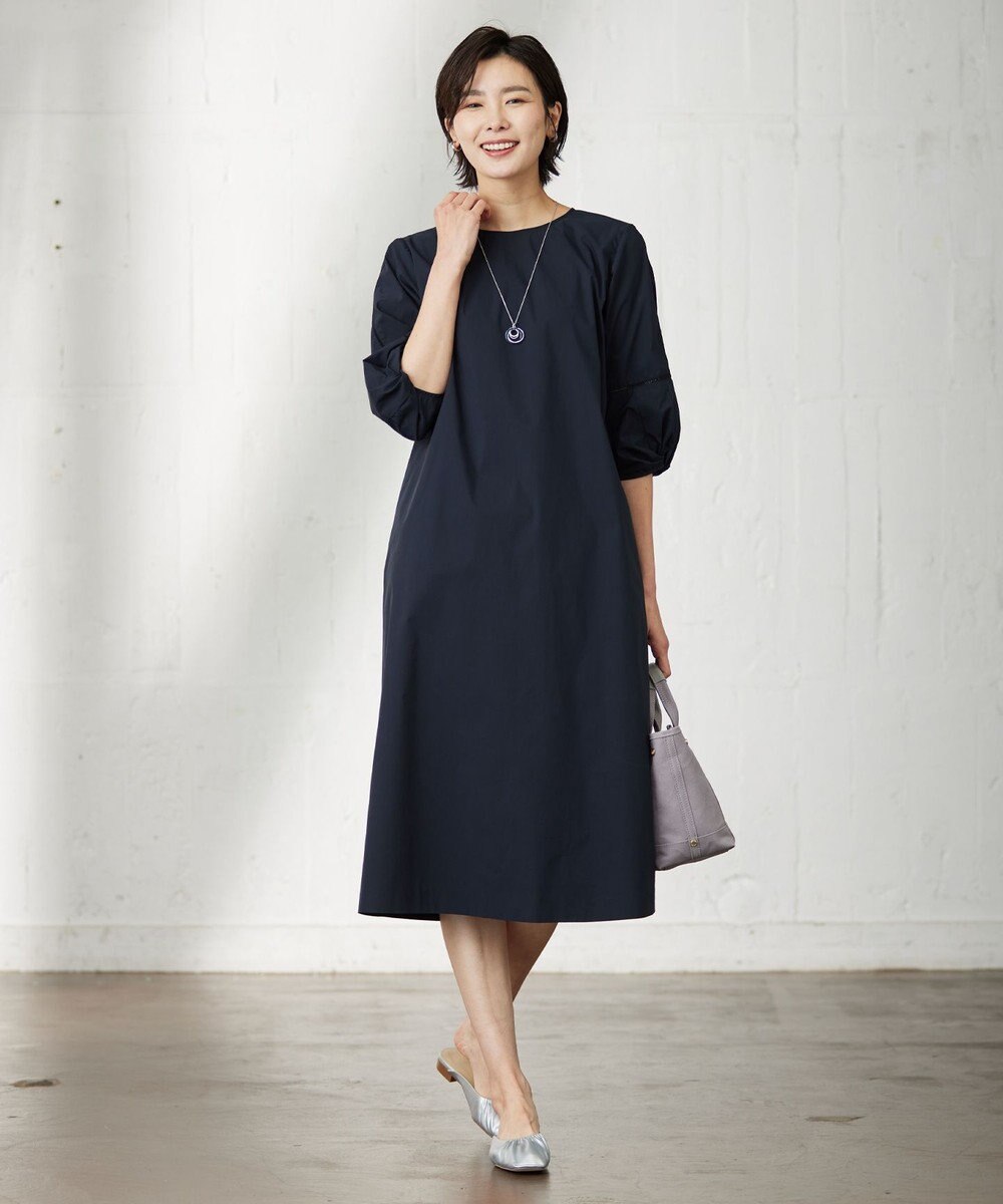 J.PRESS LADIES L 【洗える】バイオエアフロー ワンピース 