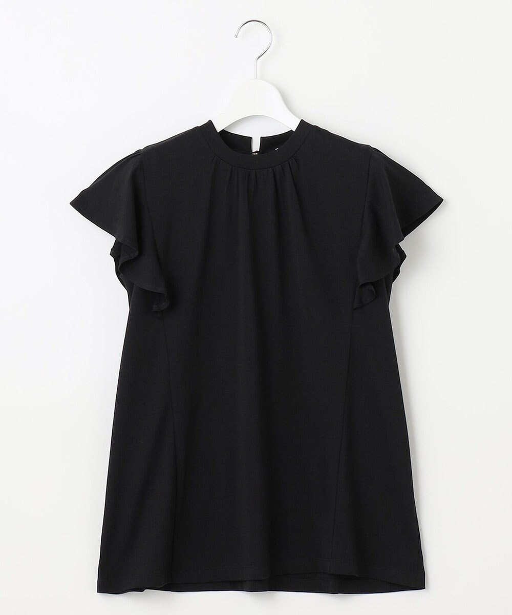 Feroux 【UVケア】スタンドカラーフレアスリーブ Ｔシャツ 