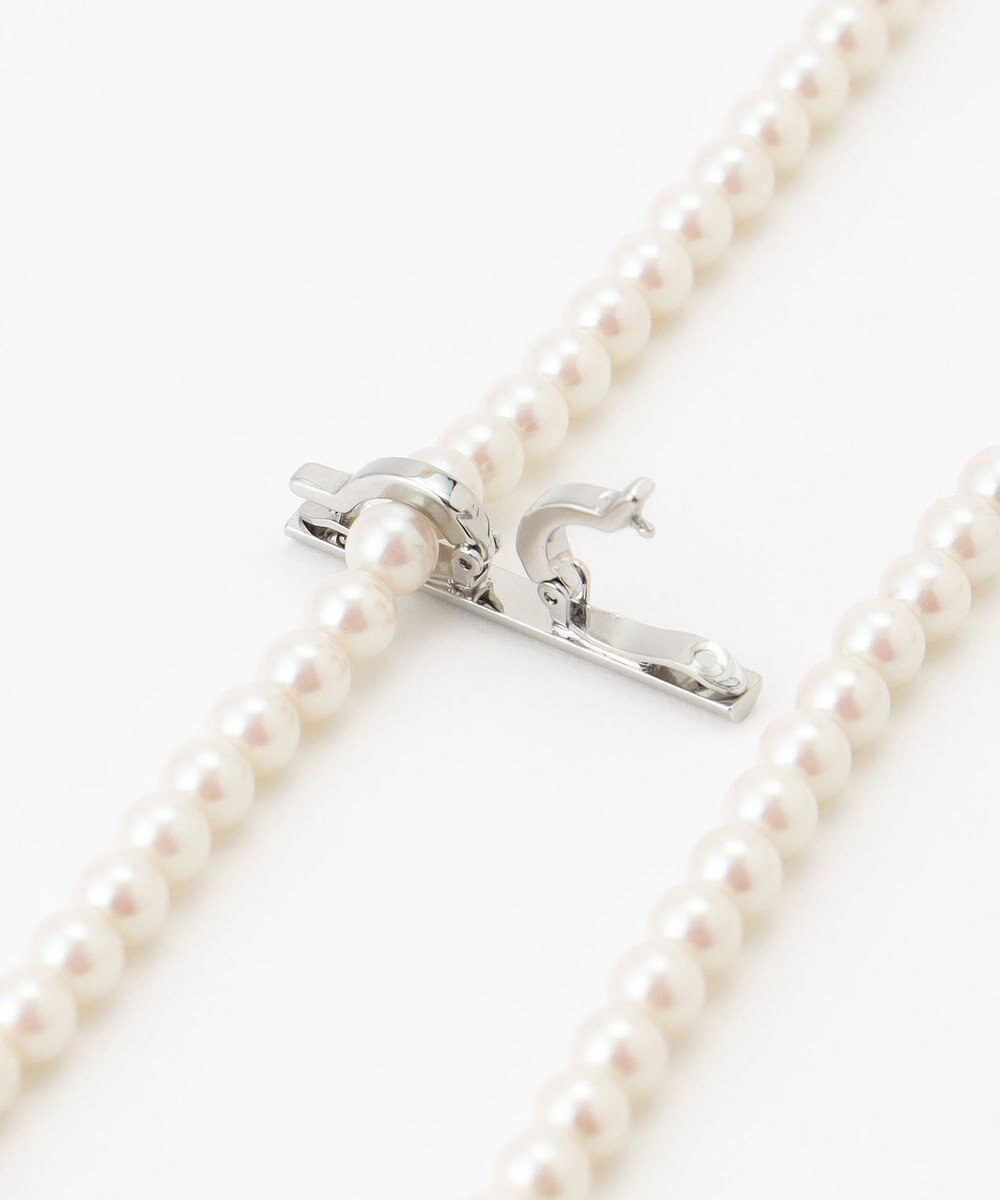 23区 クリップ パール ラリエット ネックレス 