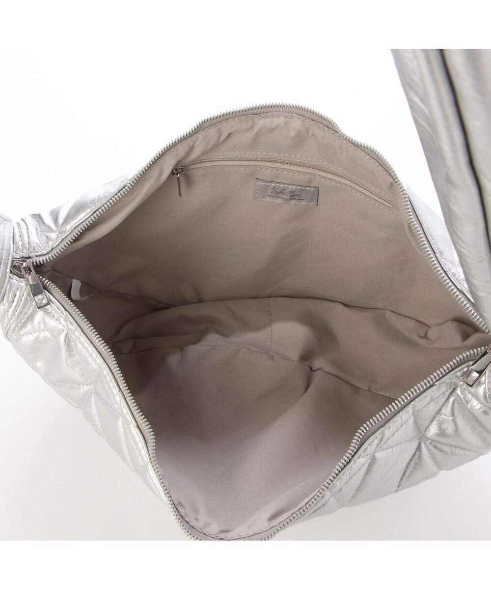 UNBILLION カシュカシュ cachecache / ソフト合皮キルティングハーフムーンショルダー 