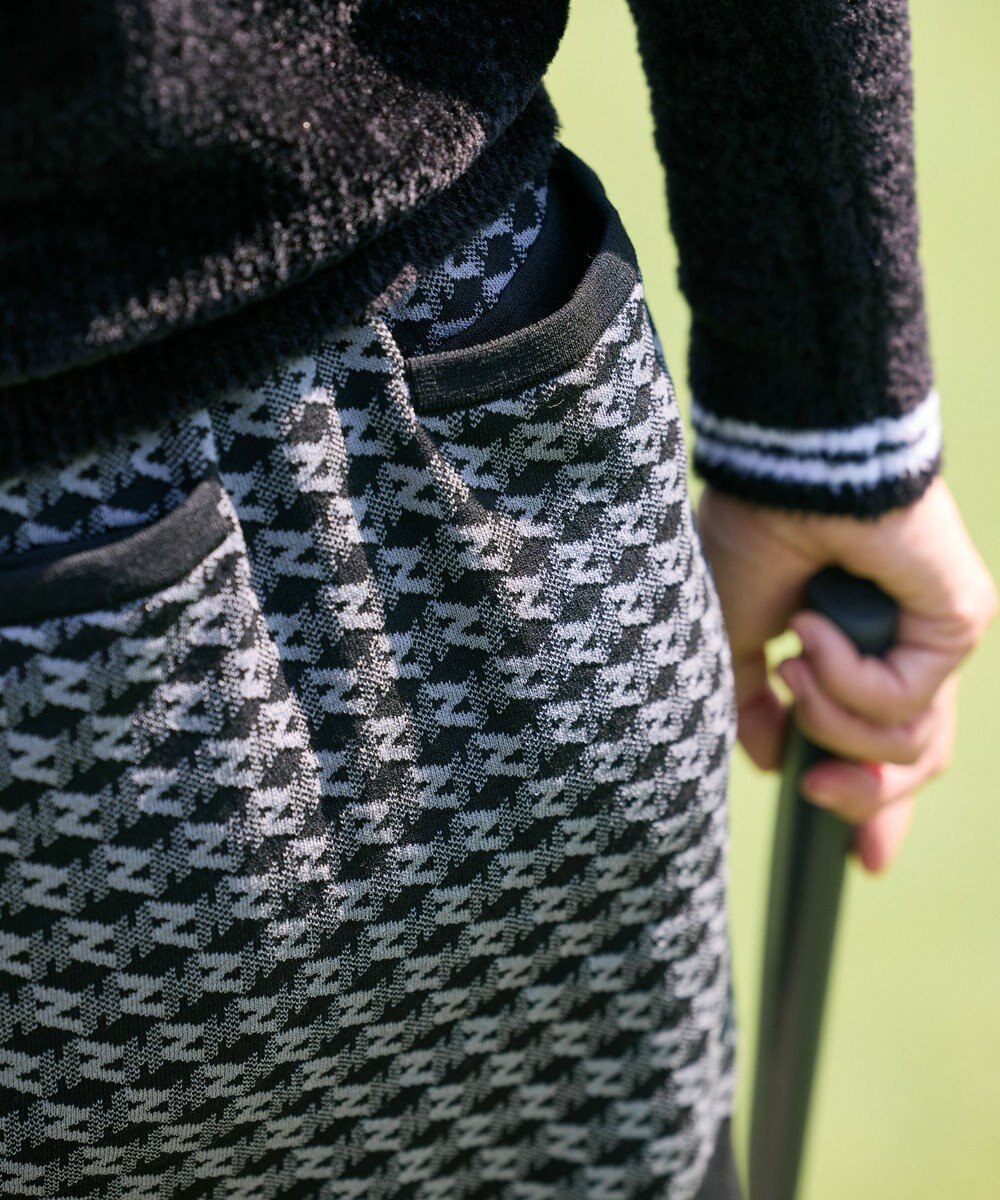 ZERO HALLIBURTON 【セットアップ可能】 モノグラム柄 ニットスカート ZHG-W5A4f 85141 