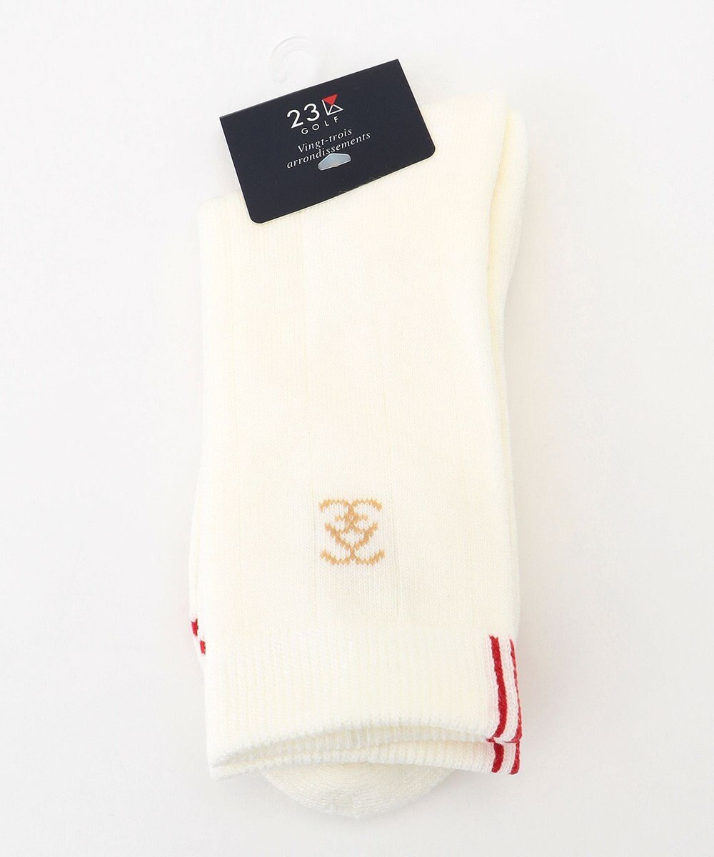 23区GOLF 【WOMEN】カラーラインソックス 