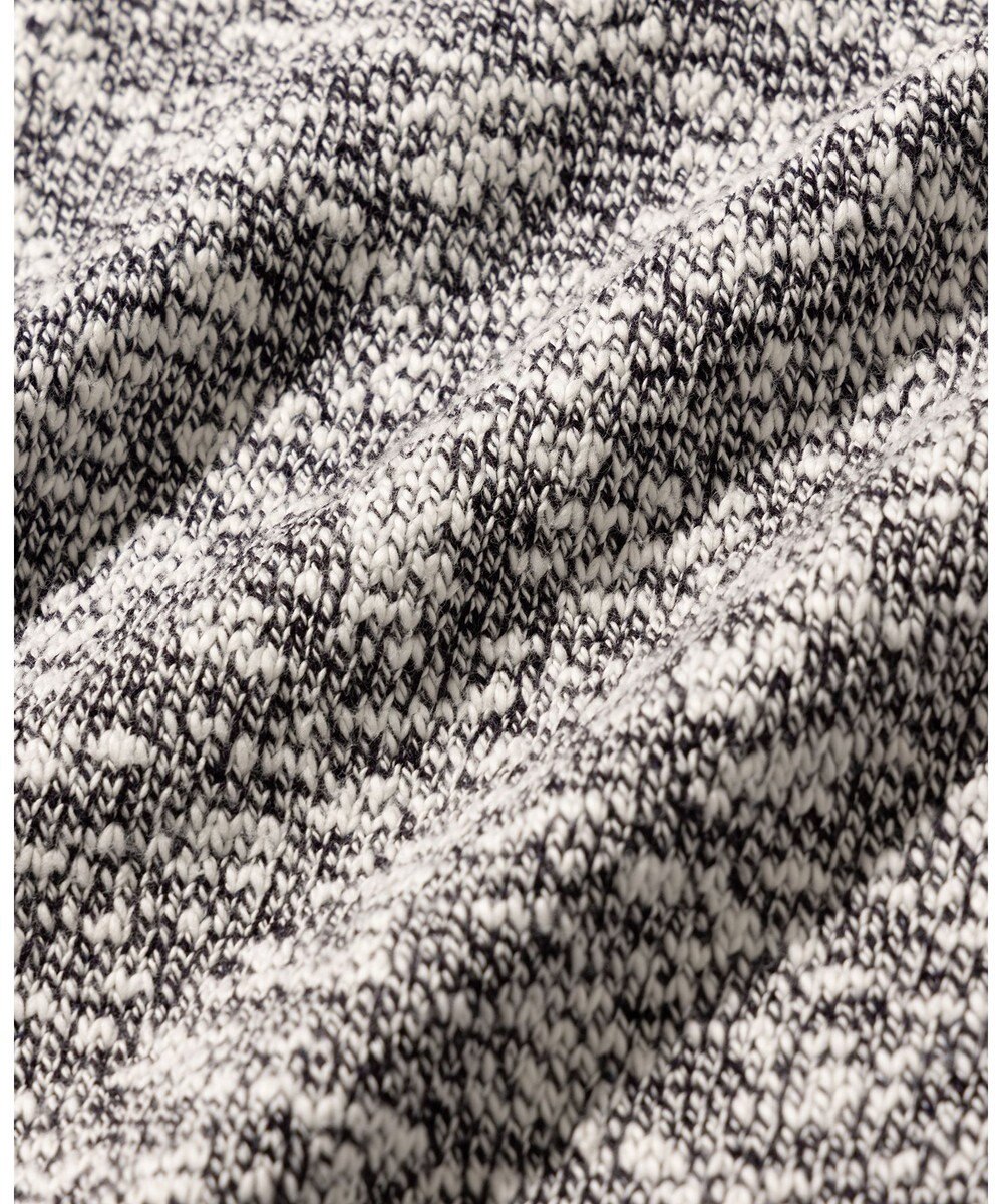 JOSEPH ABBOUD MOUNTAIN 【洗える・イタリア糸使用】 コットンスラブ ニット ブルゾン 