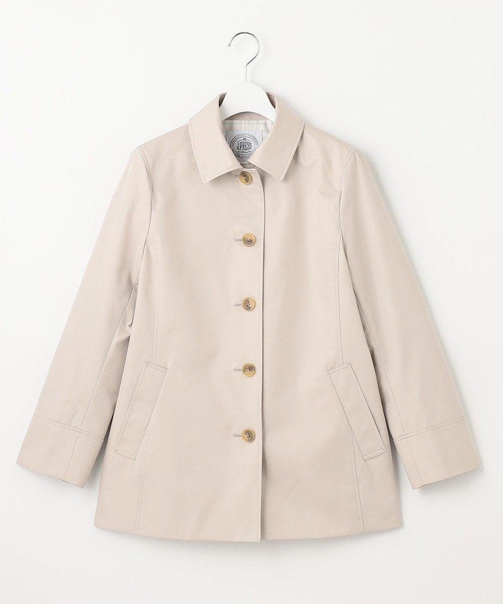 J.PRESS LADIES L 撥水ツイル ステンカラー ショート コート 