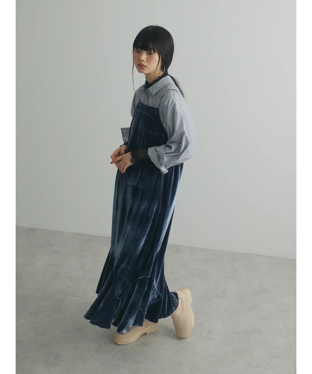 Green Parks armonia．ベロアキャミワンピース 