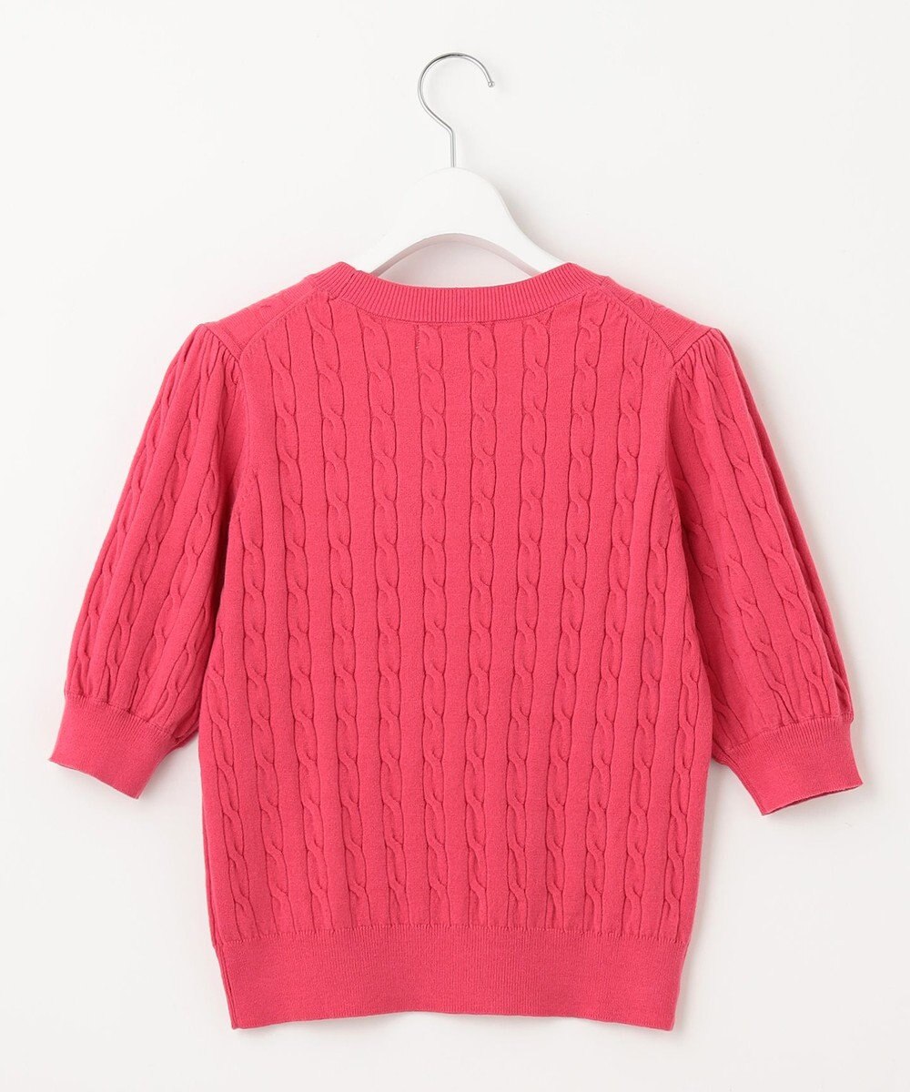 Feroux 【洗える】カラーケーブル ニット 