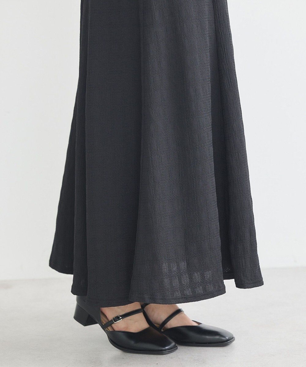 earth music&ecology ＳＥＴ２点ジャカードシャツ＋キャミドレ 