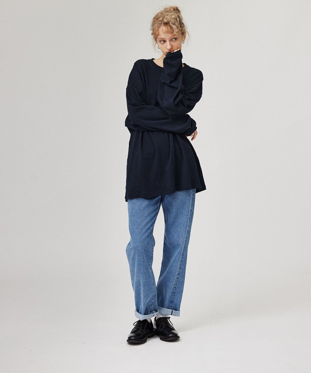 LENO CREWNECK PULLOVER《UNISEX》クルーネックカットソー 