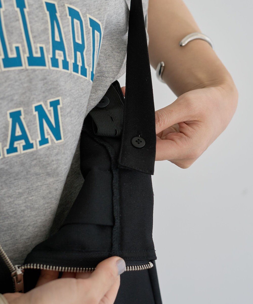 Green Parks マルチＷＡＹフロントｚｉｐサロペットスカート 