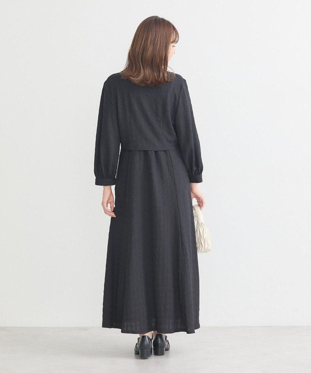 earth music&ecology ＳＥＴ２点ジャカードシャツ＋キャミドレ 