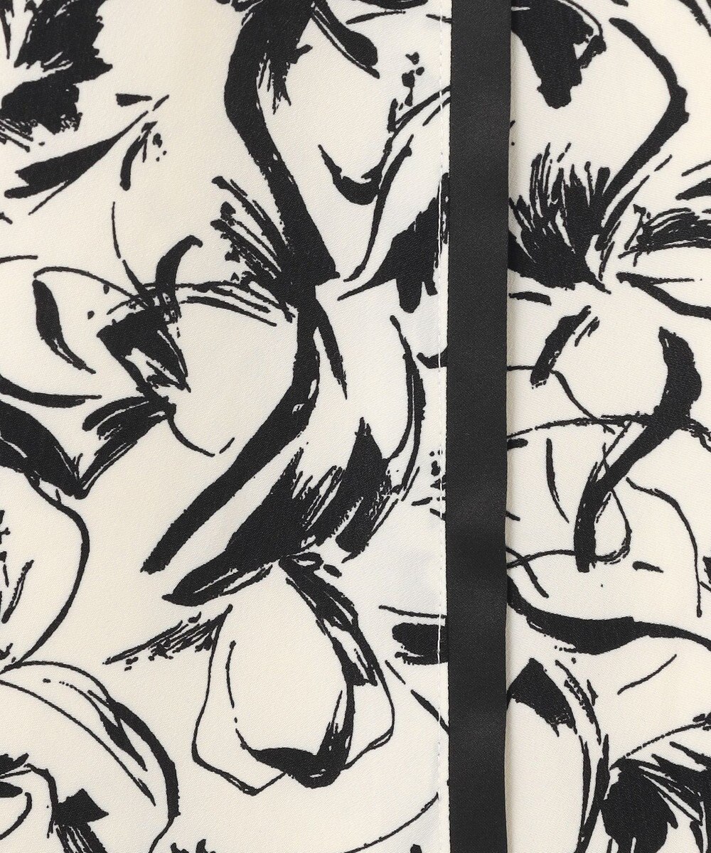 ANY SIS 【洗える】ラインポイントフラワー スカート 