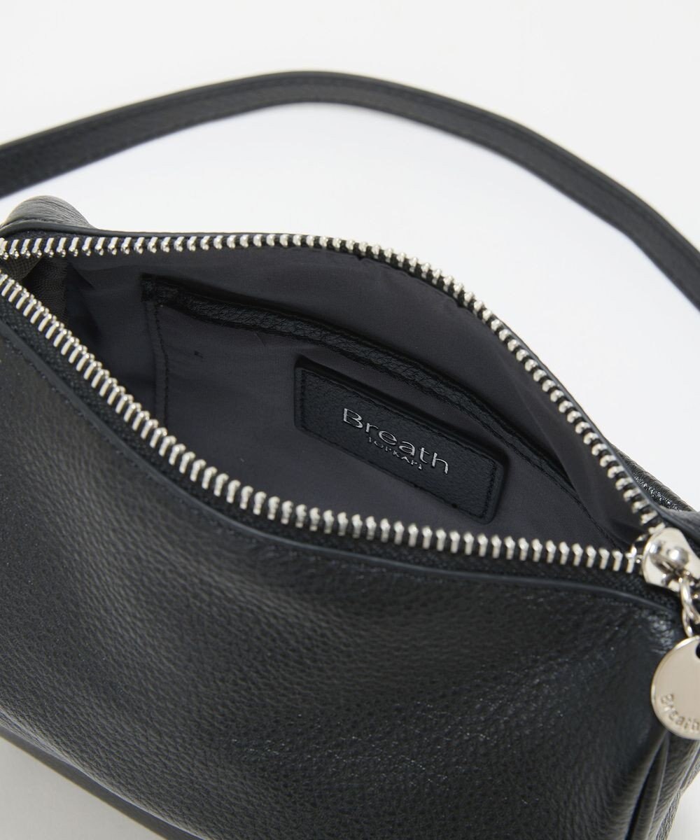 TOPKAPI 【Breath TOPKAPI】SUPPLE サプル シボレザー スワローマチ スクエア ミニ ショルダーバッグ 