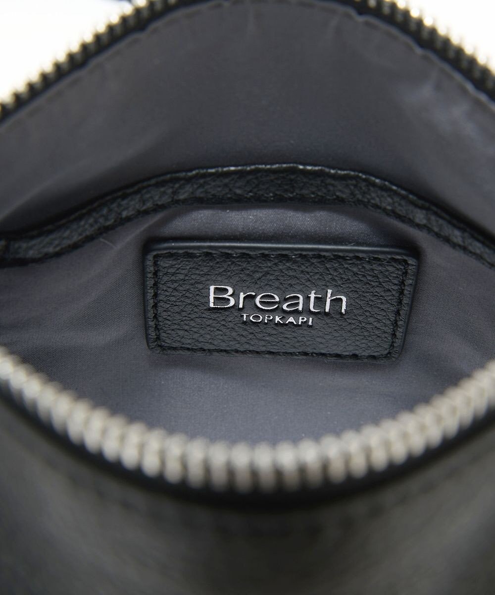 TOPKAPI 【Breath TOPKAPI】SUPPLE サプル シボレザー スワローマチ スクエア ミニ ショルダーバッグ 