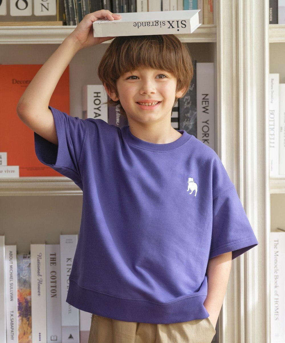 J.PRESS KIDS 【140-170cm】バックブル ミニ裏毛 半袖トレーナー 