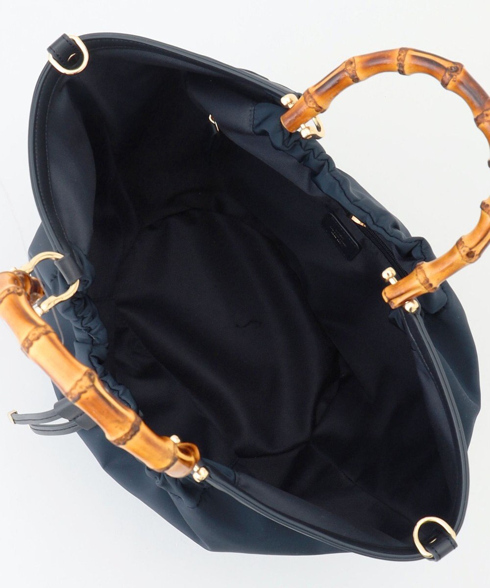 J.PRESS LADIES 【2way】ギャザーバンブー トート バッグ 