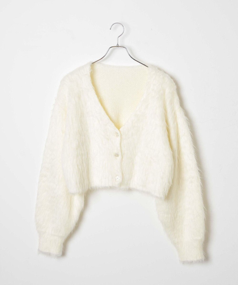 WEGO ファータッチニットショートカーデ 