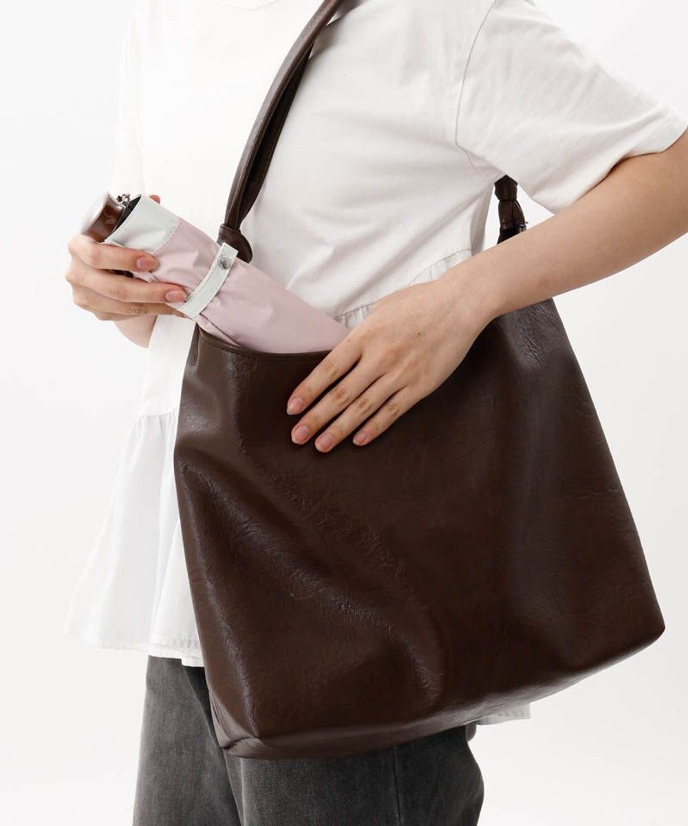 AURORA 【WEB限定】 バイカラー晴雨兼用傘（折りたたみ・クイックオープン） 