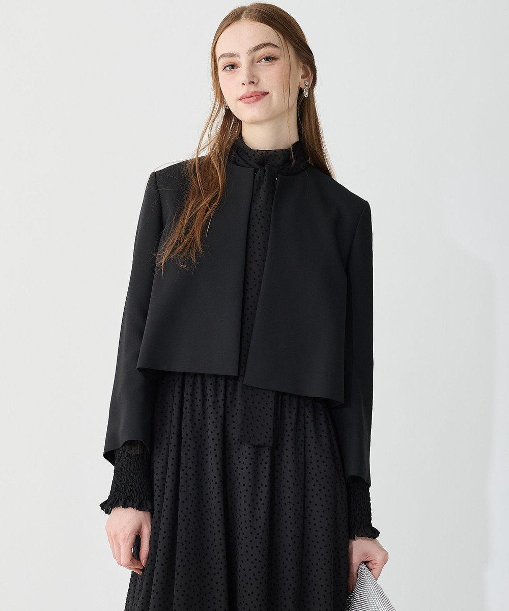 23区 S 【APPLAUDIR】バックサテンジョーゼット ジャケット 