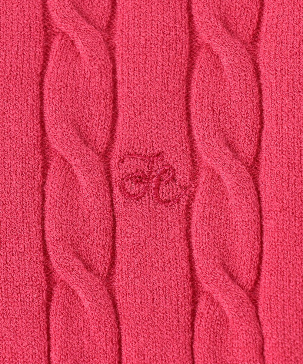 Feroux 【洗える】カラーケーブル ニット 