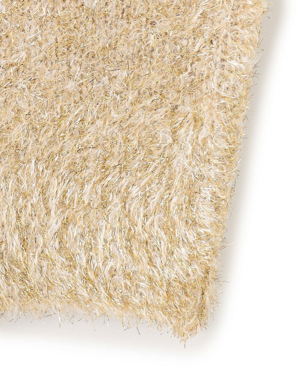 BEIGE， 【洗える】MARRONNIERS / ラメテープヤーンクルーネックニット 