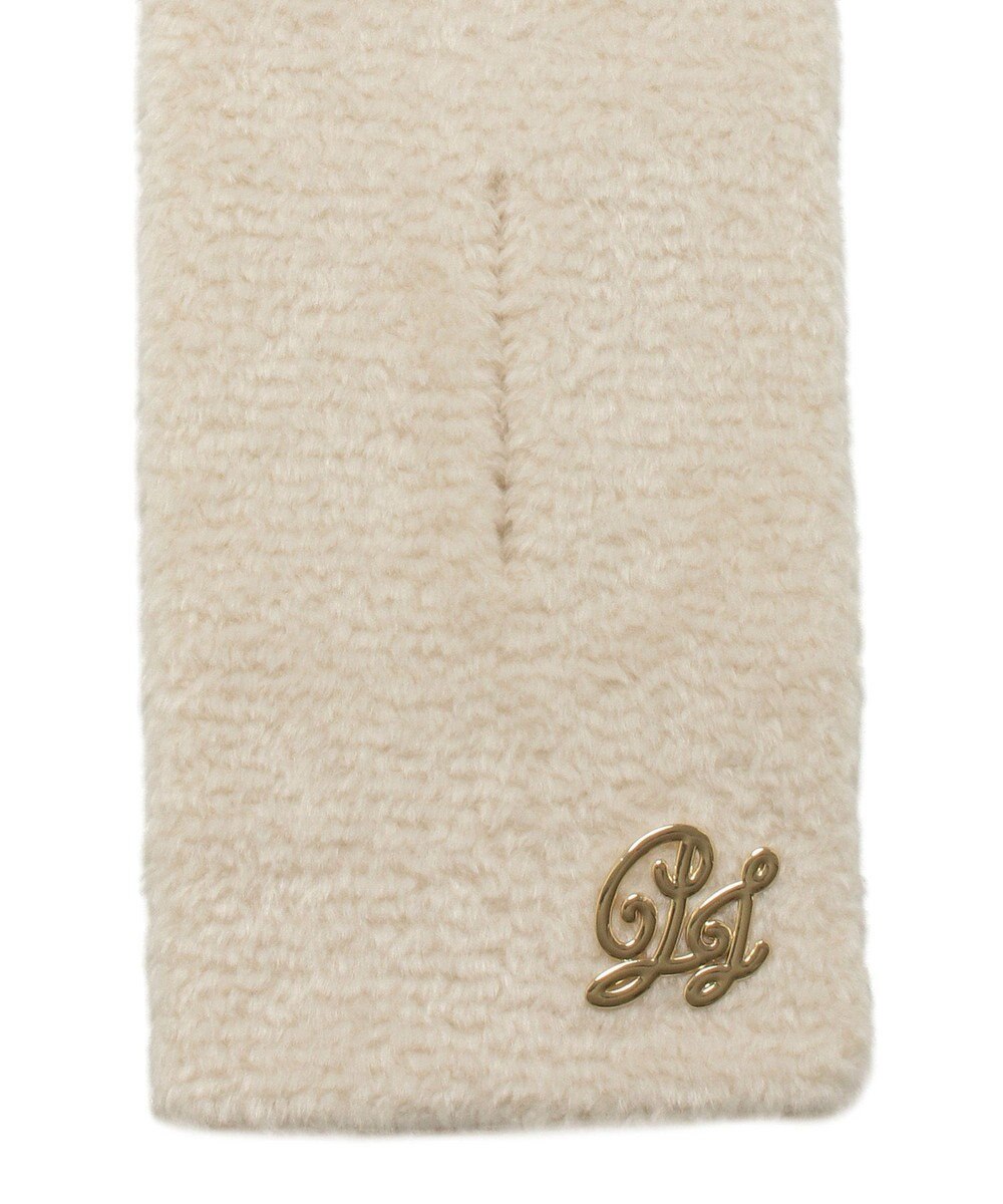 MOONBAT PAUL & JOE ACCESSOIRES フェイクファーブローチマフラー 