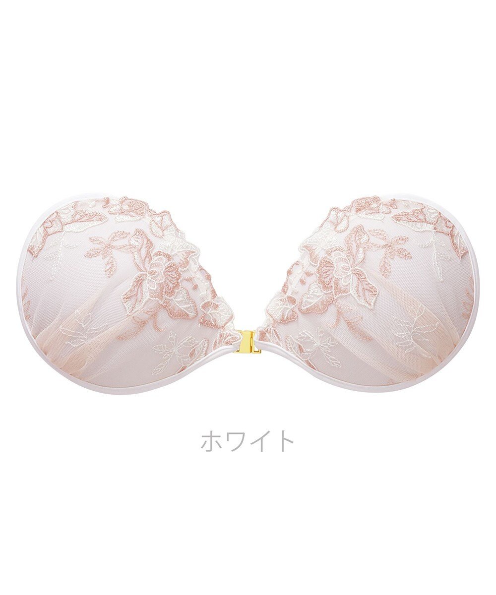 BRADELIS New York 【NuBra / ナチュラルタイプ】ヌーブラ・エアーライト レースエトワール 蒸れにくい バックレス コレクション デザインヌーブラ 正規品 