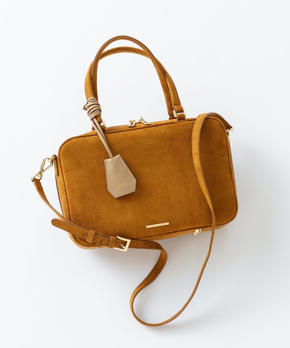 23区 【WEB&一部店舗限定】スエード ボストン バッグ 