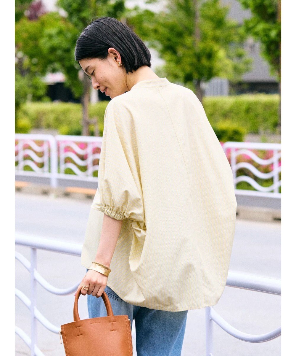 AMERICAN HOLIC 接触冷感＋ＵＶカット　ギャザースリーブブラウス 