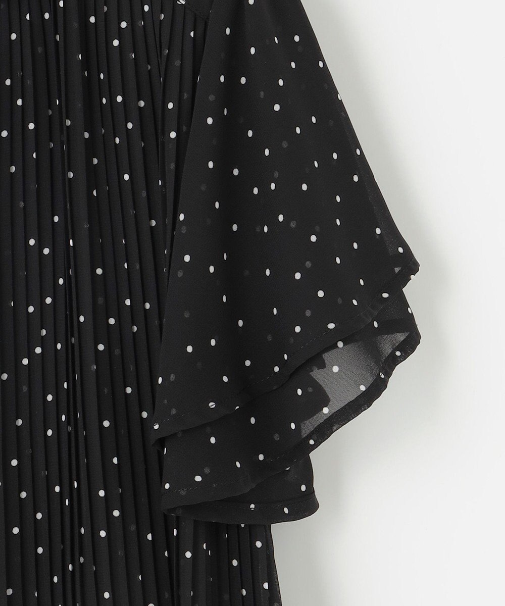 Feroux 【2WAY】シフォンジョーゼットプリーツ ブラウス 