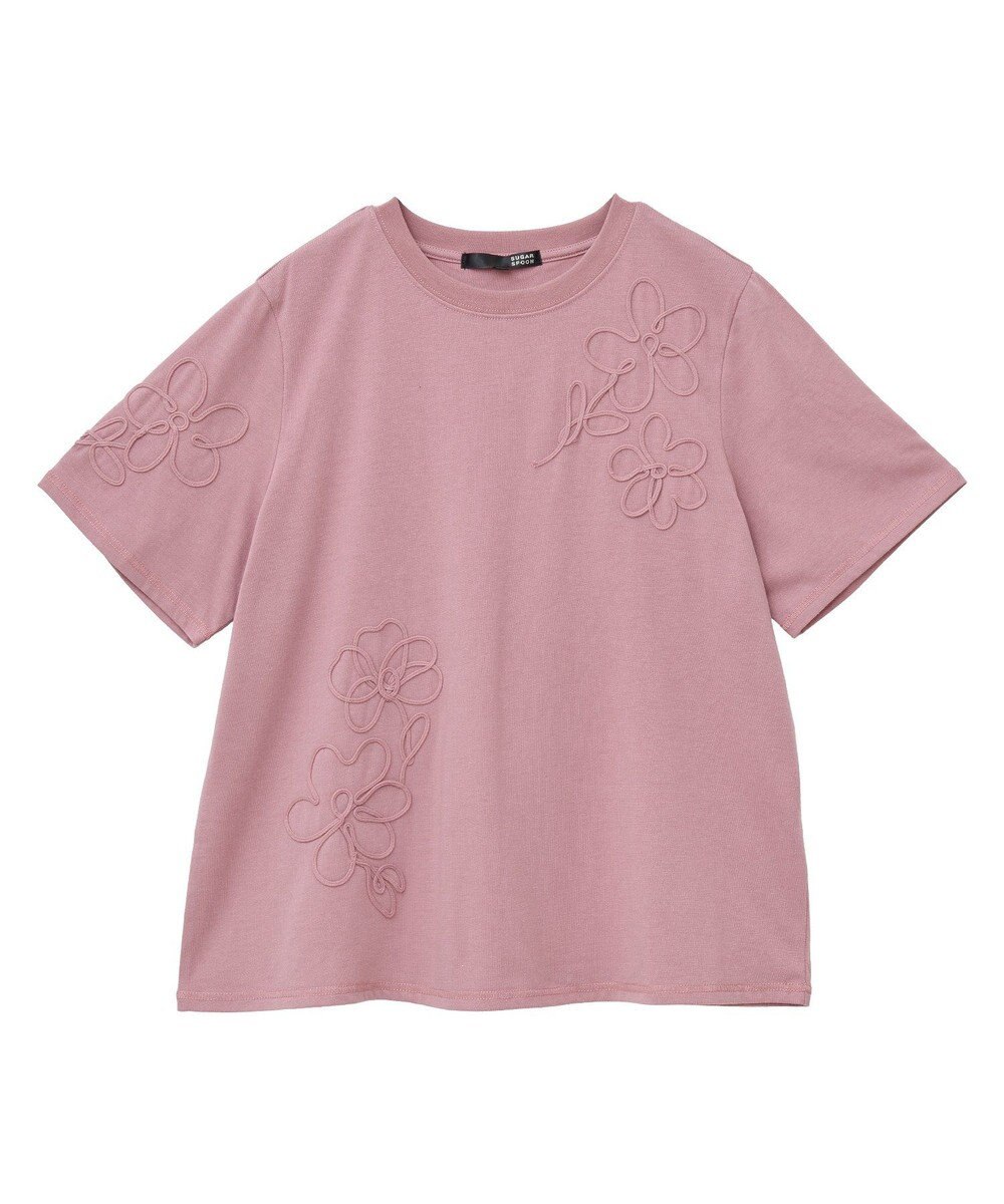 Green Parks ・ＳＵＧＡＲ　ＳＰＯＯＮ　コード刺繍ＴＥＥ 