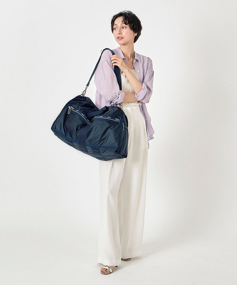 LeSportsac CR LARGE WEEKENDER/ダークブルーC 
