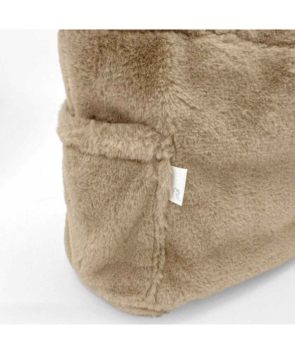 ROOTOTE 3637【ふわふわ】SC.スクエア.ファー.ロゴ-A 