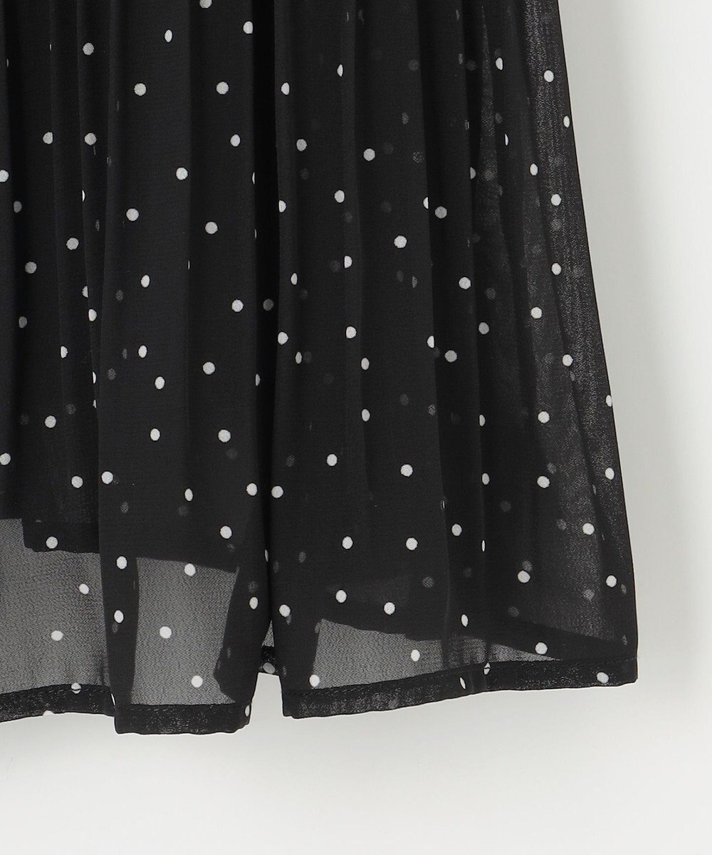 Feroux 【2WAY】シフォンジョーゼットプリーツ ブラウス 