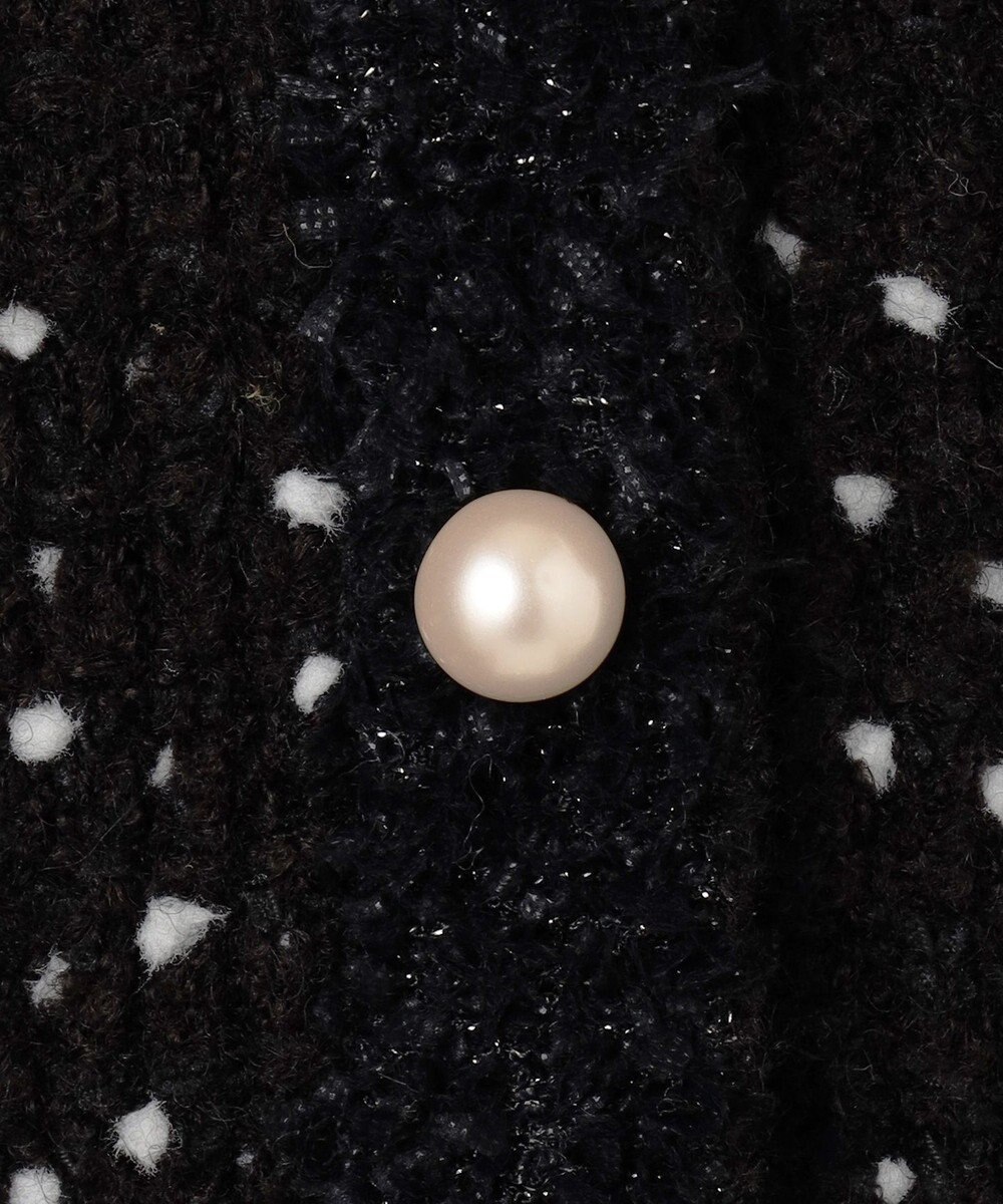 組曲 【WEB限定】スノーネップツイード ニットジャケット 