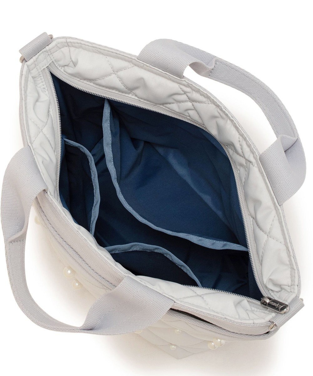 LeSportsac SM BUCKET TOTE W PEARLS/ミストグレーパール 