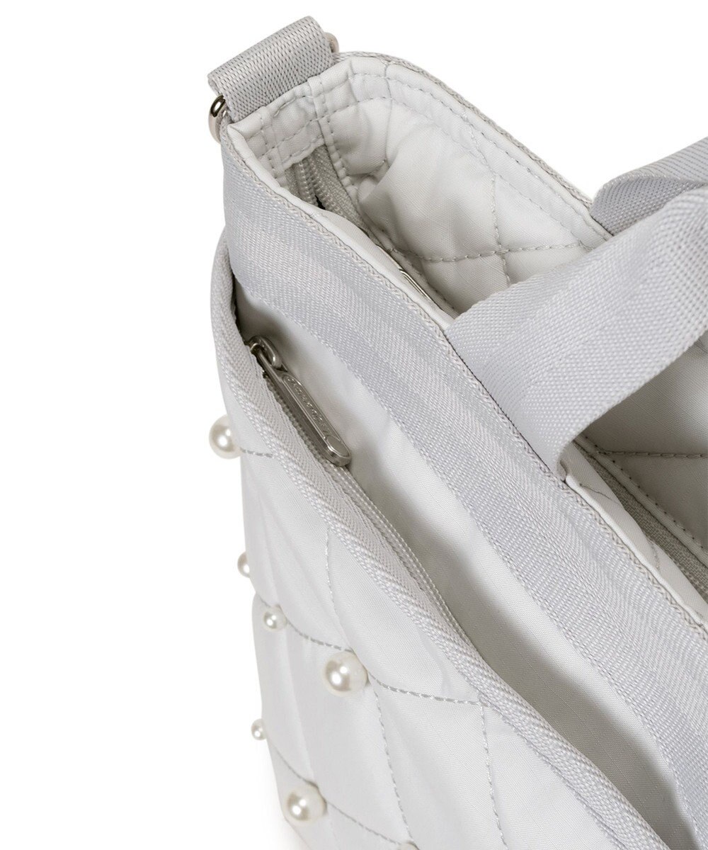 LeSportsac SM BUCKET TOTE W PEARLS/ミストグレーパール 