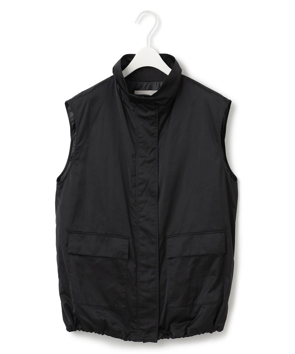 ICB 【洗える】グランウォームソフトサテン ミリタリーベスト 