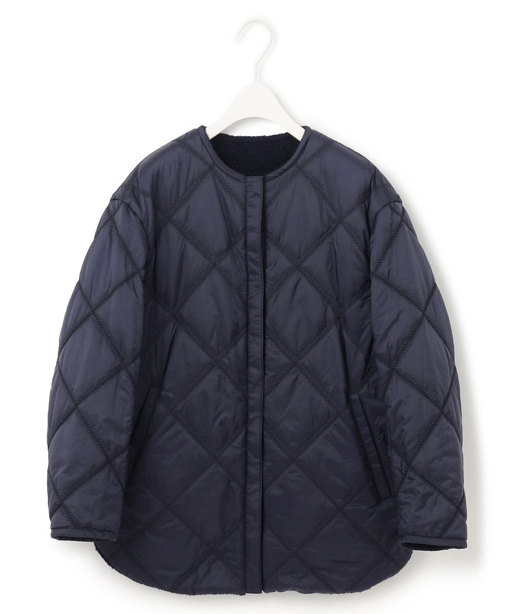 ICB 【リバーシブル着用可能】 ウールパイルキルト ミドル丈コート 