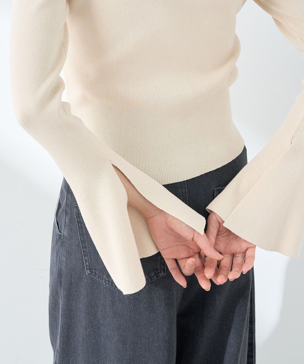 earth music&ecology リブニットカーディガン 