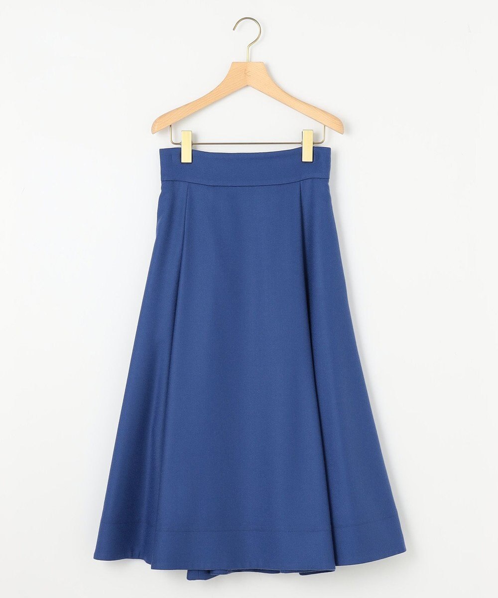 組曲 【WEB一部店舗限定】ウールジョーゼット フレアスカート 