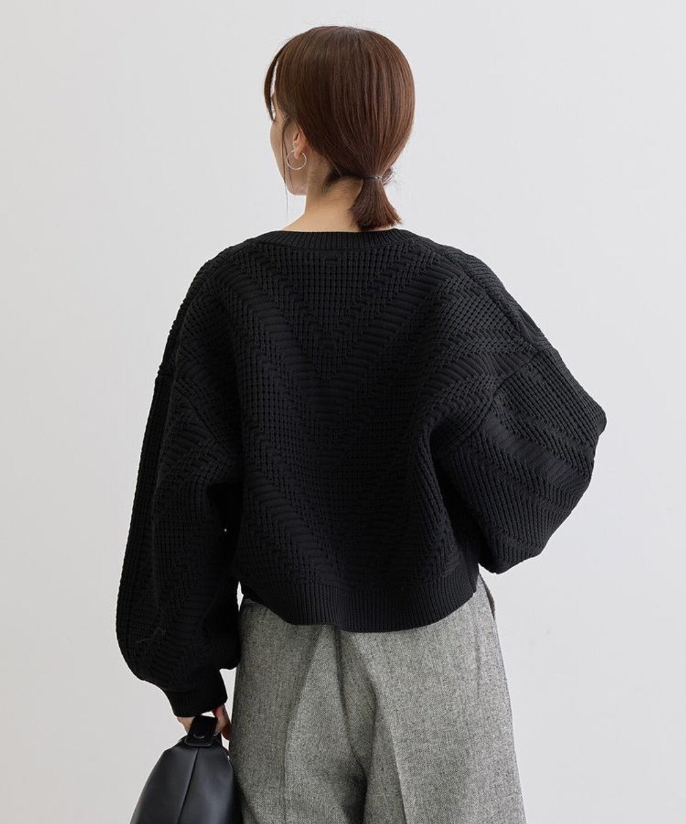 Green Parks ・ＥＬＥＮＣＡＲＥ　ＤＵＥ　ジャカードカーディガン 