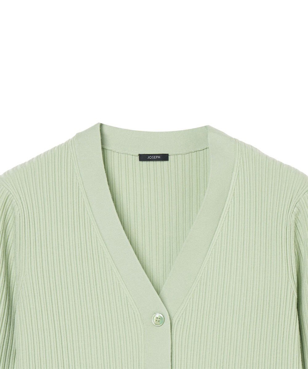 JOSEPH 【洗える】ファインリブメリノ　カーディガン 