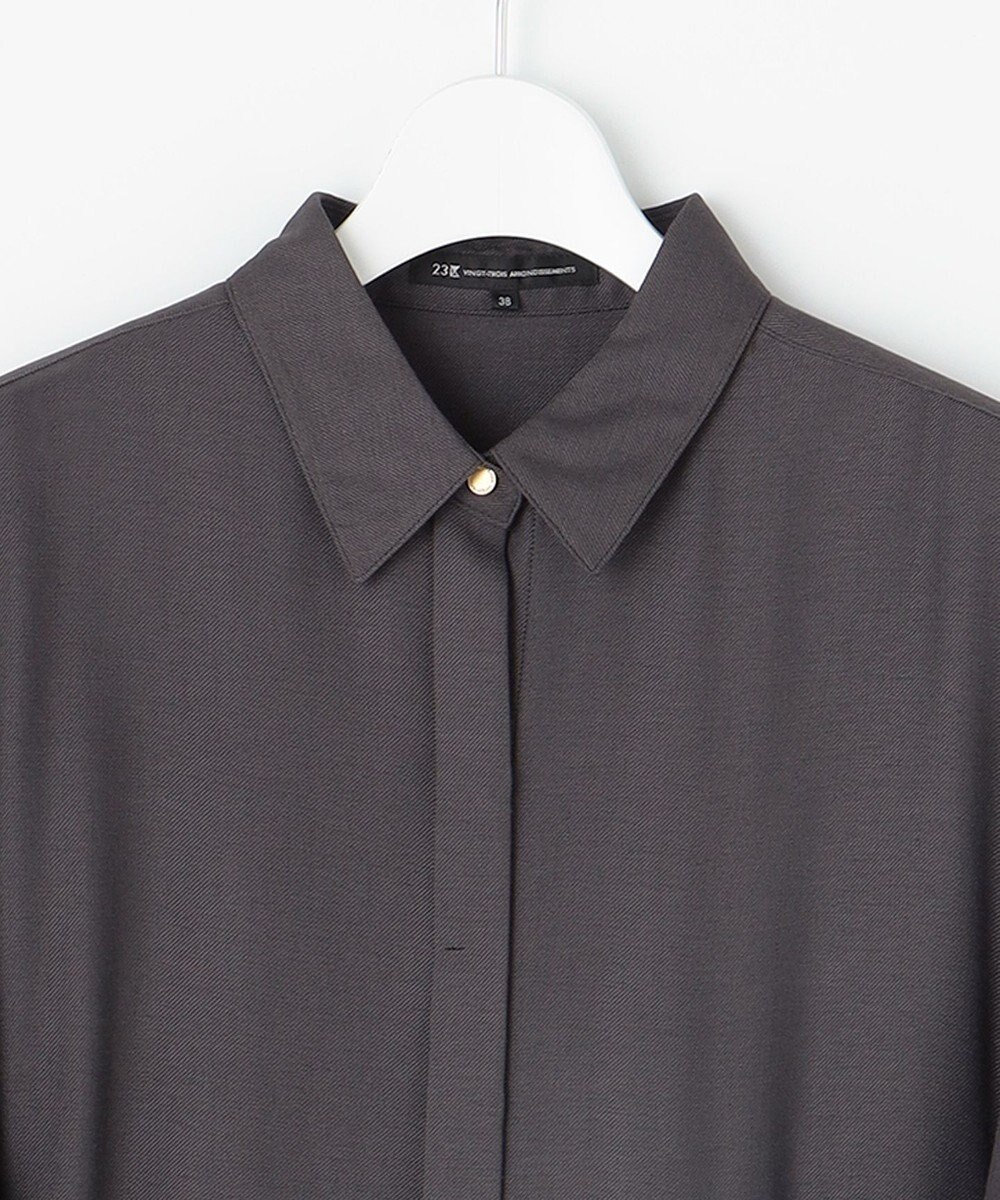 23区 【洗える】ウールシアービエラ ワンピース 