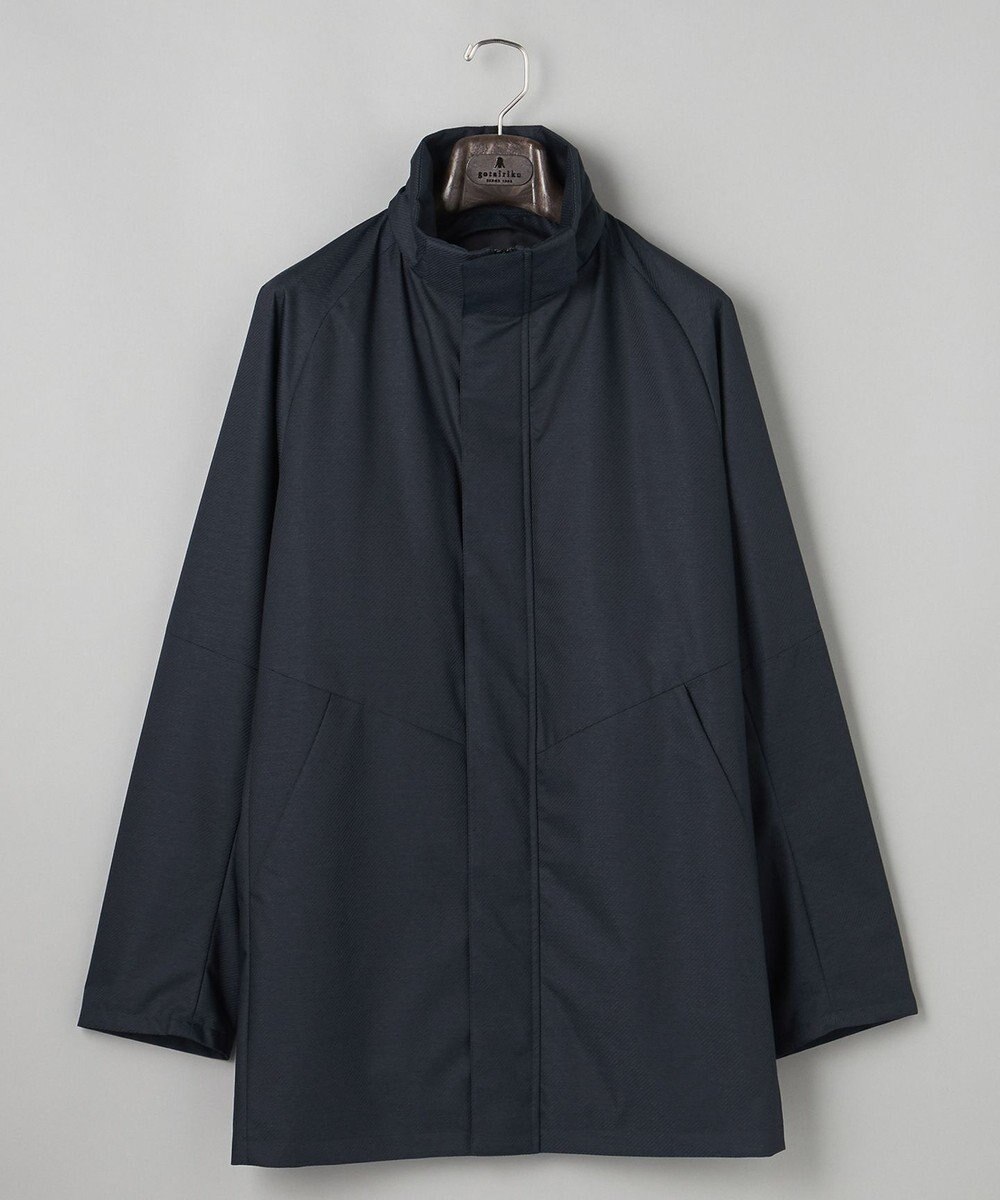 GOTAIRIKU 25年新作/3シーズン対応【仕事で着用可】メランジカルゼ フーデッドブルゾン_無地 