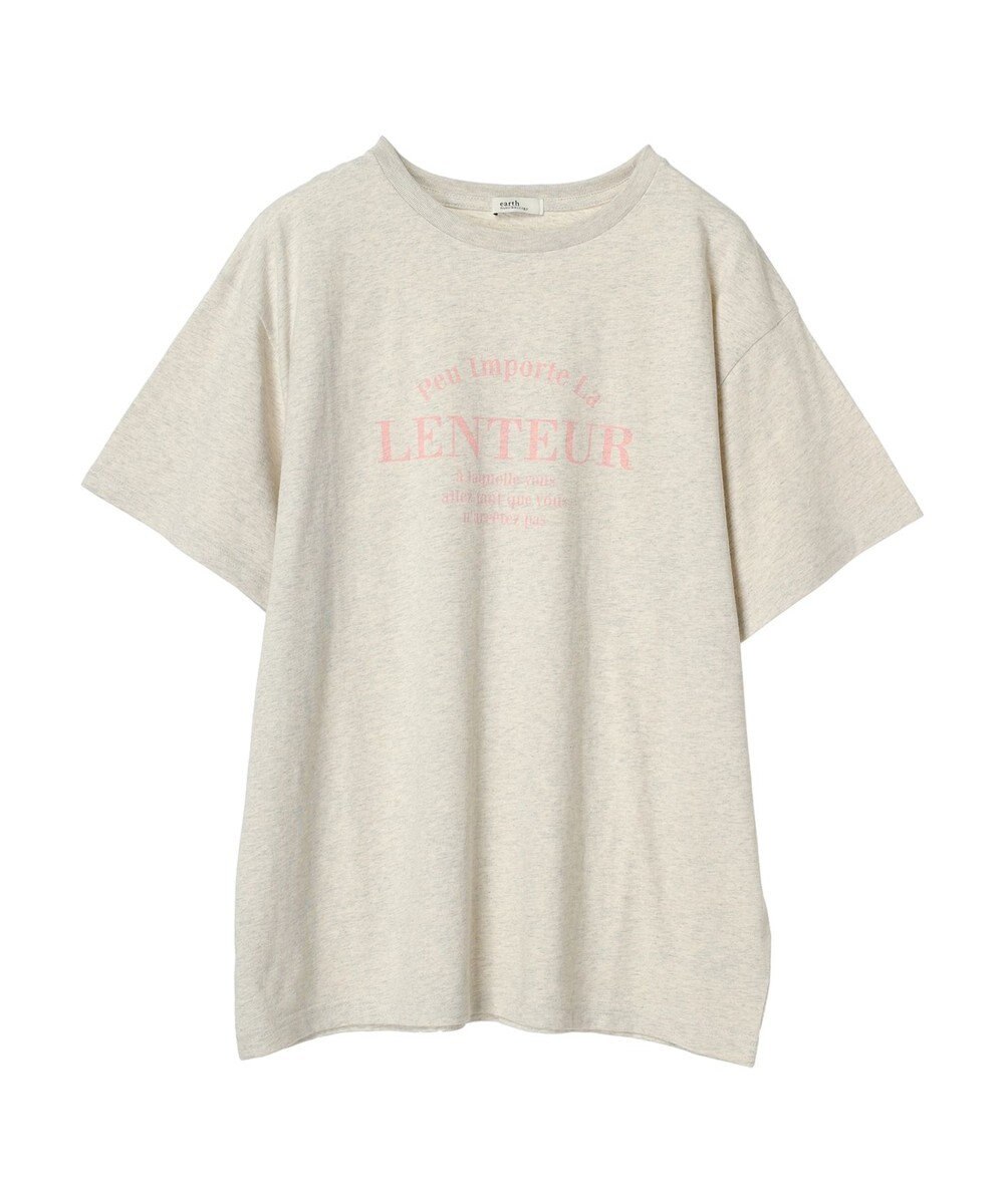 earth music&ecology アソートロゴプリントＴ 