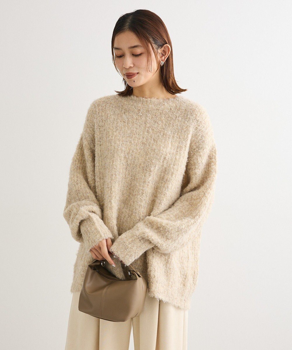 Green Parks ブークレＭＩＸニットチュニック 