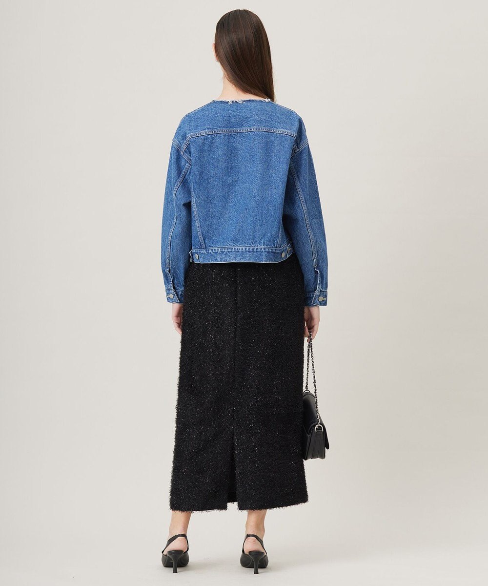 ICB L 【CLASSY.1月号掲載・洗える】ウォーターリサイクルデニム ジャケット 