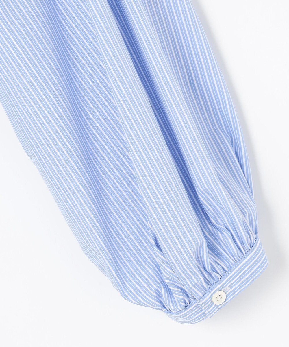 組曲 コンパクトシャーティング フリルブラウス 